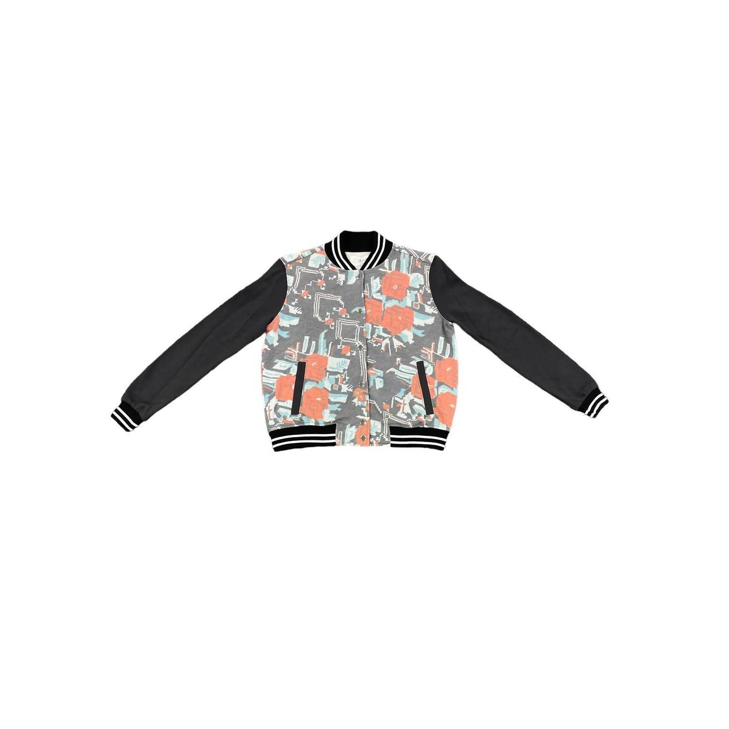 New Sol Angeles Camo Bomber In Rose Garden